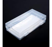 100 fundas transparentes para protección con caja de almacenamiento a juego para coleccionistas e instituciones financieras