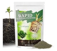 100 g activador de raíces, polvo rápido para raíces, revitaliza y fortalece el crecimiento de plantas y raíces, polvo de raíces para esquejes - interior y exterior, estimulador de raíces