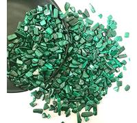 100 g de grava de cristal mineral de malaquita para decoración del hogar o la fuente, 100 g, 5-7 mm