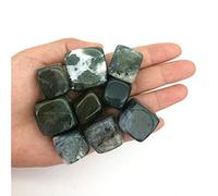 100 g de musgo natural Aguas acuáticas Cuarzo Cristal Pulido Cubo Piedra Curación Decoración Natural Piedras y Minerales