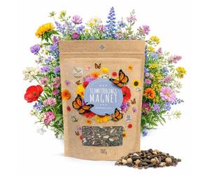 100 g de semillas de prado de mariposas para un prado de flores coloridas - Mezcla de semillas de flores silvestres coloridas y ricas en néctar para mariposas