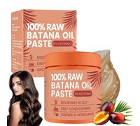 100 g Raw Batana Oil Pasta - Aceite de Batana para el cabello - Aceite para el cabello Ba-tana - Pasta de aceite para el crecimiento del cabello, contra la caída del cabello, promueve el brillo de la