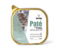 100 g Salvaje Adulto Pollo en Paté tarrina para gatos