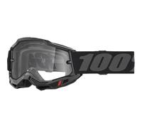 §Gafas de Cross 100% Accuri 2 Enduro Moto Negro-Transparente§