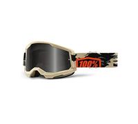 100% Gafas de Ciclismo Strata 2 Sand, Camuflaje, Lente Oscura