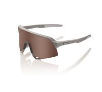 100% GAFAS S3 - Soft Tact Stone Grey - HiPER Crimson Silver Mirror Lens