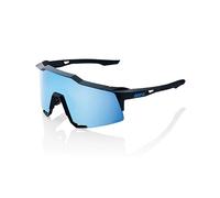 100% GAFAS SPEEDCRAFT - Matte Black - HiPER Blue Multilayer Mirror Lens