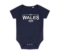 100% Gales Six Nation Rugby Baby Grow Regalo para recién nacido, azul marino 12-18 meses