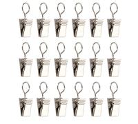 100 ganchos de cortina para una decoración eficiente del hogar y necesidades de organización, ganchos pequeños para cortinas