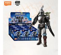 Blokees Star Wars Champion Class Lite Mandalorian Figura de Acción, Kit de Modelo, Esqueleto Posable, Caja Aleatoria Individual, Coleccionable para Exhibición Random 1pc