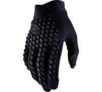 100% Geomatic Guantes de bicicleta, negro, Talla L