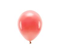 100 globos de látex ecológicos, 30 cm, color coral pastel