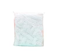 100 gorros de ducha impermeables for el hogar, hotel, cocina, bolsa for mantener la frescura los alimentos, gorro for peluquería Para Hogares, Hoteles(White,100pcs)