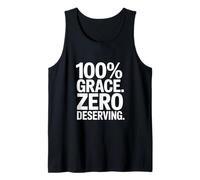 100% Gracia. Zero Deserving. Cristiano Camiseta sin Mangas