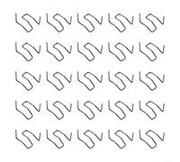 100 grapas calientes de 0 60 mm/0 80 mm para soldadura de plástico, grapas de acero inoxidable para kit de reparación de parachoques de coche (A)