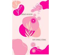 100 GSM A5 Dot Grid Journal Dairy: 214 Pages(Strength in Bloom)