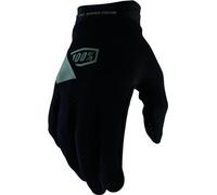 100% Guante RIDECAMP Gel Black L, recambios Unisex para Adulto, Multicolor, Talla única