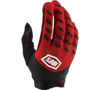 100% Airmatic Guantes para ciclista M Rojo