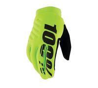 100% GUANTES BRISKER AMARILLO FLUOR/NEGRO ·