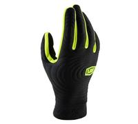 100% GUANTES BRISKER XTREME NEGRO/AMARILLO FLUOR ·