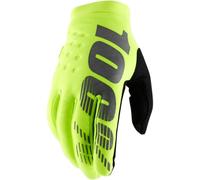100% Guantes Brisker Yellow / Black 2022 L