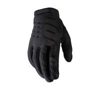 100% Guantes de Dedo Completo Brisker para Damas negro L