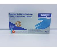 100 guantes de nitrilo sin polvo talla S