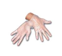 100 guantes de vinilo no estéril con polvo talla pequeña