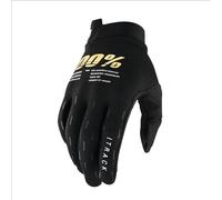 100% Guantes ITRACK Gloves M Guantes, Adultos Unisex, Black (Negro)