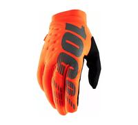 100% Guantes MX Brisker Clima Frío Naranja Negro Motocross MTB ATV Quad