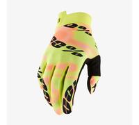 100% Guantes MX iTrack Amarillo Motocross MTB Off Road ATV Quad