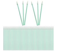 100 hisopos de limpieza de espuma sin polvo, hisopos antiestáticos, hisopos de espuma con punta cónica para impresora de inyección de tinta, cabezal de impresión, lente óptica