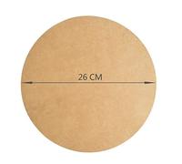 100 Hojas Ø26cm Papel Horno Freidora Aire Redondo, Pergamino Resistente al Calor A Prueba de Aceite y Fugas Recubrimiento Antiadherente Sin Blanquear Papel Vegetal (Ø26CM-100 hojas)