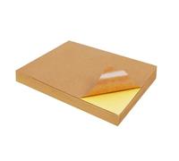 100 hojas de etiquetas adhesivas de papel tamaño carta, 210 x 297 mm, etiquetas autoadhesivas imprimibles para envío por correo, etiquetas autoadhesivas