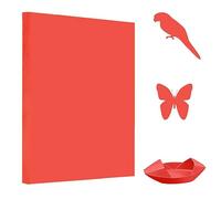 100 hojas de papel A4 para origami, papel de color rojo, papel de origami hecho a mano de 70 g/m², papel plegable A4, papel de doble cara de 297 mm x 210 mm, papel de copia para proyectos de arte y