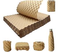 100 hojas de papel amarillo de 19 x 29 cm, biodegradables sostenibles para cristalería frágil, regalos delicados, aislamiento de plantas de invernadero de invierno, embalaje protector compacto