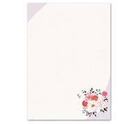 100 hojas de papel de carta en el jardín, DIN A6 (105 x 148 mm) de alto, 90 g/m²