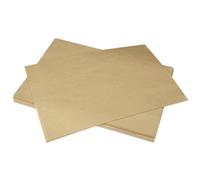100 Hojas de Papel de Horno Antiadherente, Papel de Cocina Pergamino (Marrón)