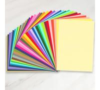100 hojas de papel de seda colorido de 12 x 8.4 pulgadas, papel de regalo a granel para envolver regalos y manualidades