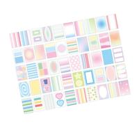 100 hojas de papel decorativo para notas diarias y blocs de notas de bocetos