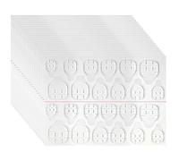 100 hojas de pestañas adhesivas para uñas, transparentes, súper pegajosas, impermeables, de doble cara, para prensar en uñas, pegatinas para, arte en gel, presionar sobre las