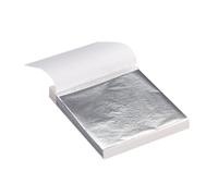 100 Hojas Lámina de Imitación de Pan de Plata para Arcilla