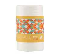 100 Hojas Natura1 Bamb00 Forros de Pañales Desechables Sin Perfume, Forros de Pañales Biodegradables y Desechables Pañal de Tela, 18 X 28 Cm Forros de Pañales Desechables