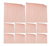 100 Hojas Notas Adhesivas con Vetas de Madera Beige, Papel