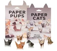 100 Hojas Origami Gatos Kit, Papel Gatos Origami 3D, Kit de Papel de Origami para Gatos, Diy Paper Cats, DIY Paper Perro Gato Craft Kit, Decoración Creativa de Escritorio, para Niños y Adultos