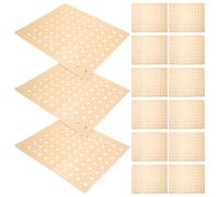100 Hojas Papel de Hornear Perforado Antiadherente de Silicona | Silicone Paper, Oil Absorbent And Waterproof, para Horno Microondas y Repostería, 100 Hojas
