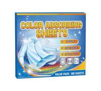 100 hojas para la colada, recogedores de color, reutilizables, para lavadoras, evita la transferencia de color, mantiene la ropa brillante y fresca