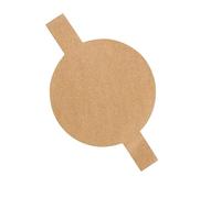 100 Hojas Redondas De Silicona Con Revestimiento Para Moldes Pasteles Pergamino Con Lengüetas Elevadoras Hornear Cocinar Y Cocinar Multiusos Hornear