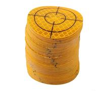 100 hojas reflectantes para uso total de estaciones en puentes y monitoreo de edificios con fácil reemplazo para restauración de puntos de medición (50 x 50)