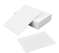 100 Hojas Tarjetas Blancas A6, Papel de Cartulina Lisa de 250 g/m², Postales en Blanco para Escribir